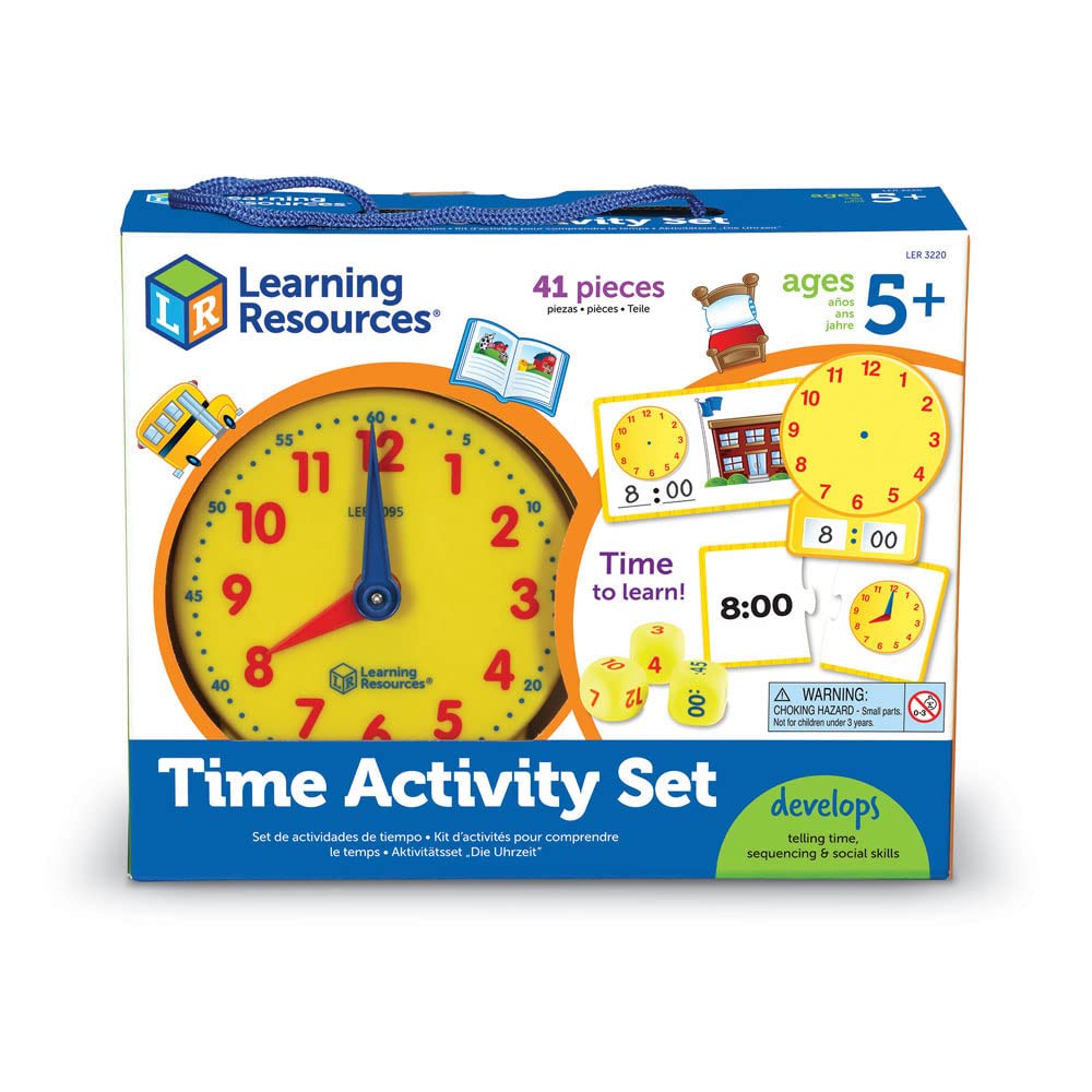 Time Activity Set, 41 Pieces, Yellow