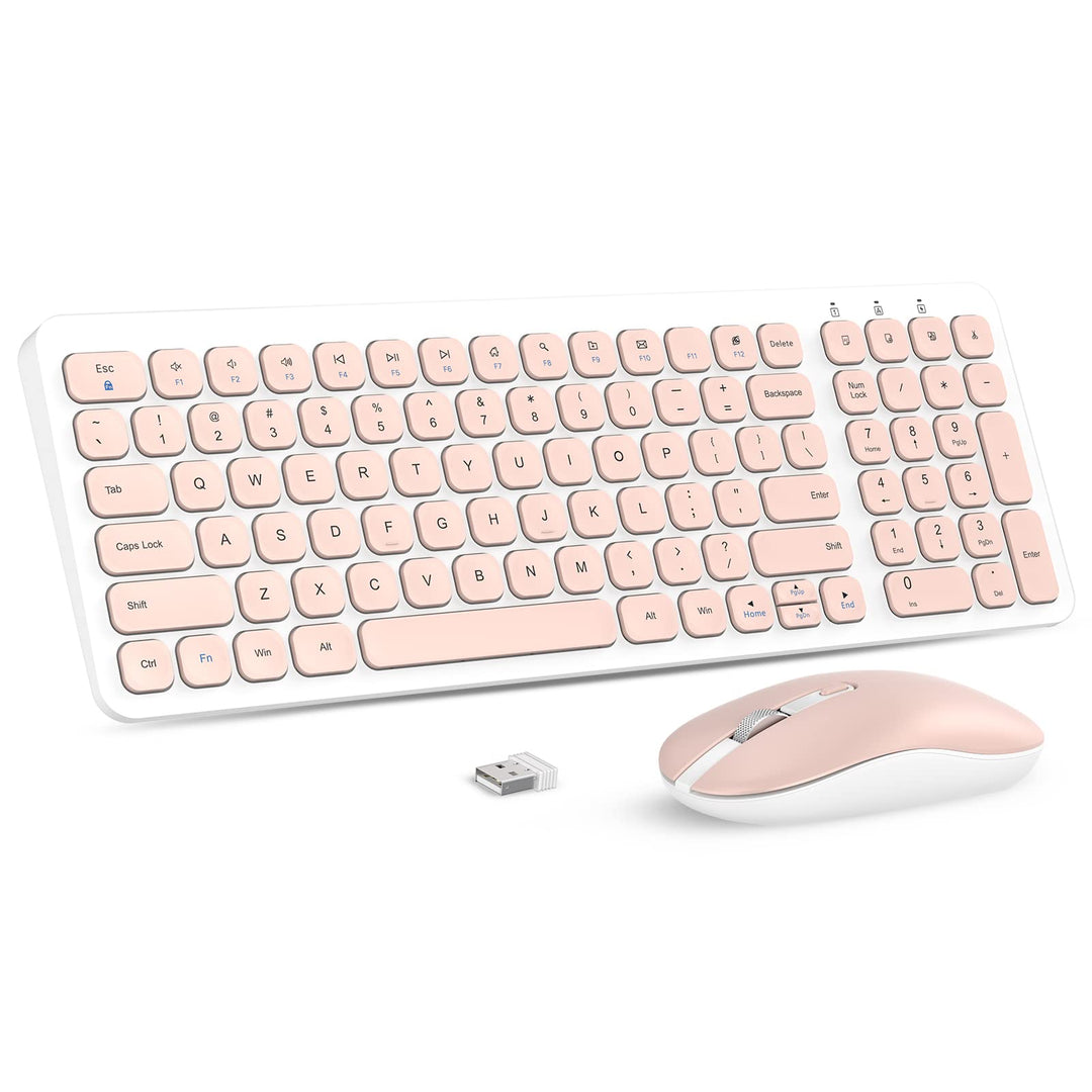 cimetech Wireless Keyboard and Mouse Combo, Compact Ful