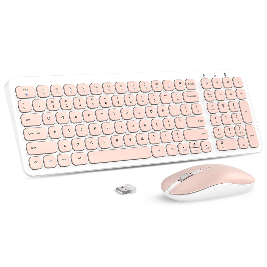 cimetech Wireless Keyboard and Mouse Combo, Compact Ful