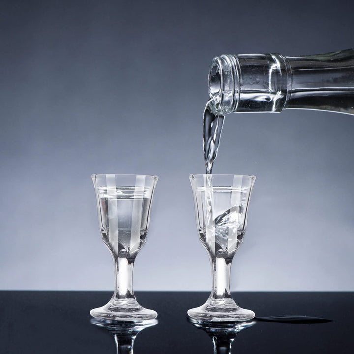 24-Pack Small Mini Shot Glasses 10 ml 0.35oz, Mini Wine Glass Shooters Small Fancy Shot Glasses Super Cute &amp; Elegant