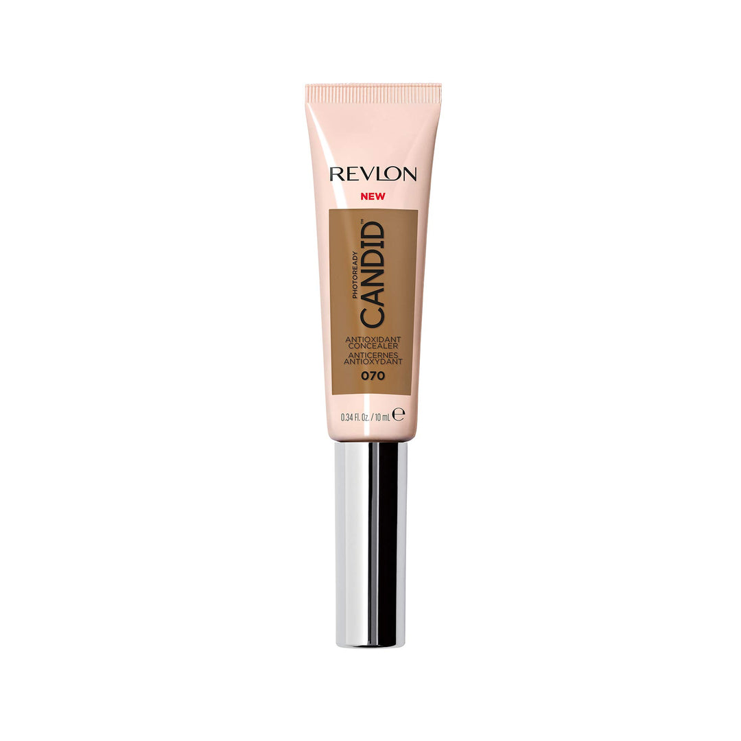 Revlon PhotoReady Candid Concealer, with Anti-Pollution, Antioxidant, Anti-Blue Light Ingredients, without Parabens, Pthalates and Fragrances; Nutmeg.34 Fluid Oz