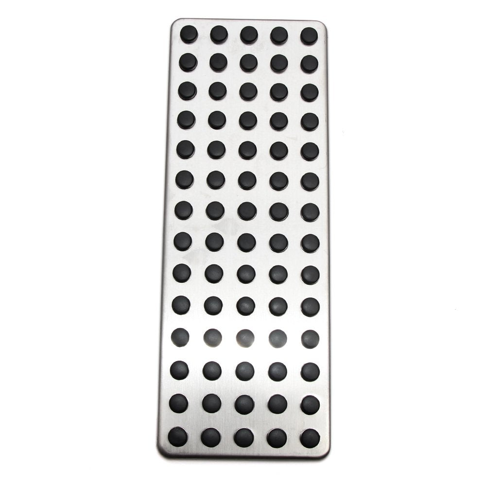 9 MOONStainless Steel Footrest Foot Rest Dead Pedal Pad Cover For Mercedes Benz A B C E S CLS SLK CLA GLA GLK ML G GL Series Car Styling