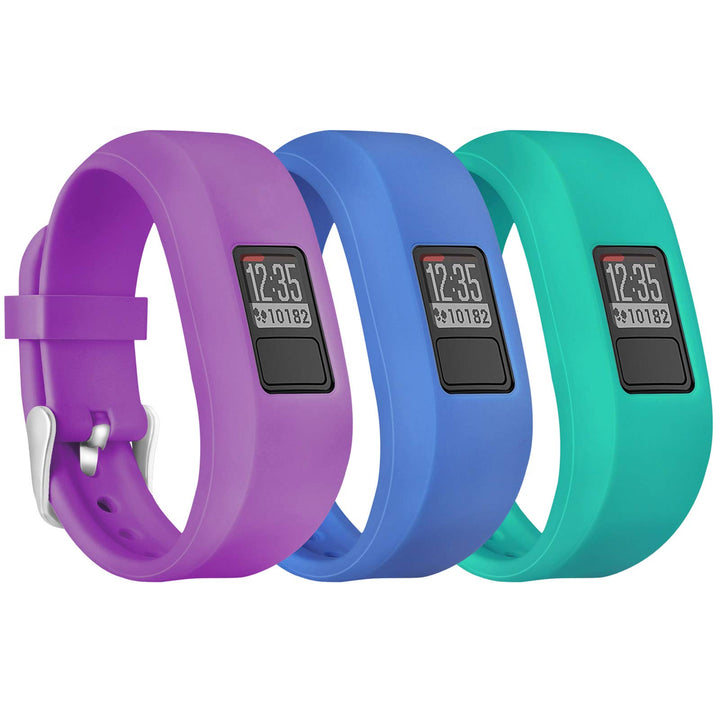 Compatible with Garmin Vivofit 3/Vivofit Jr/Vivofit Jr 2 Bands for Kids Girls Boys Women, Colorful Cute Soft Silicone Sport Adjustable Replacement Vivofit Jr/Vivofit Jr 2 Bands Small Large
