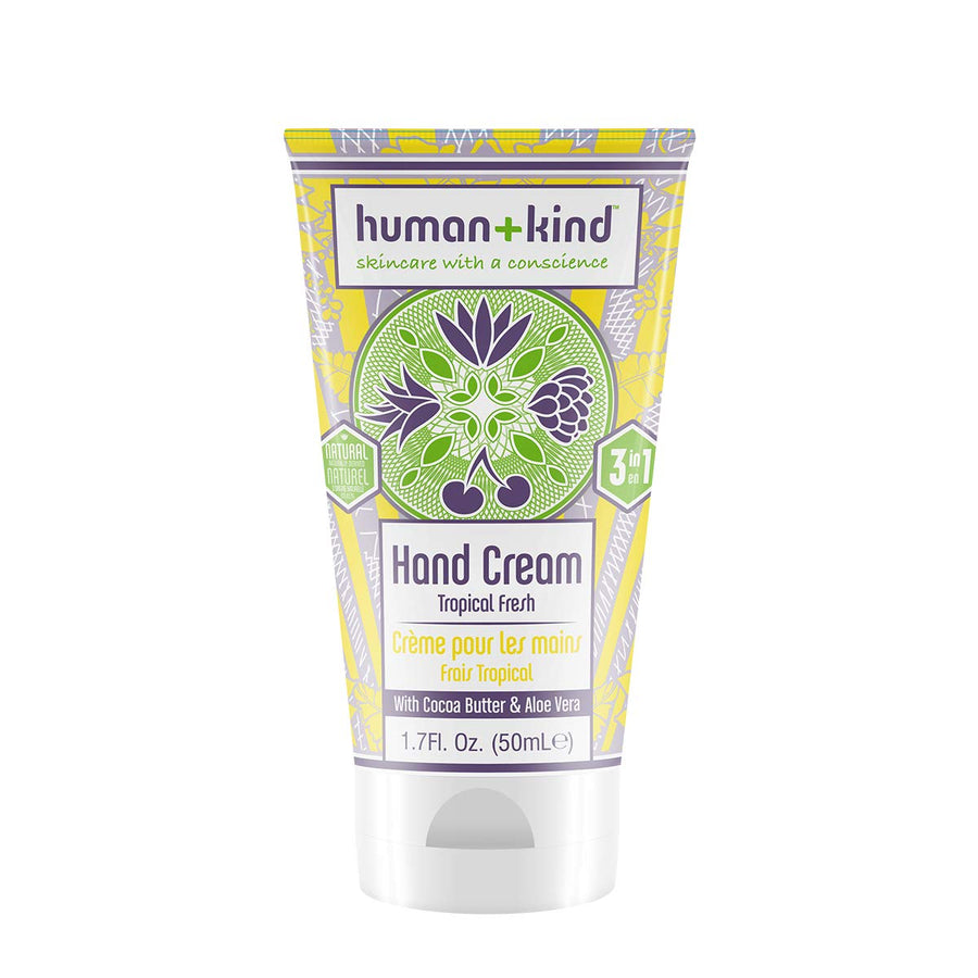 Hand Cream - Nourishes and Hydrates Hands, Elbows, and Feet - Enriched with Moisturizing Avocado Oil and Shea Butter - Natural, Vegan Skin Care - Tropical Fresh Scent - 1.7 fl oz