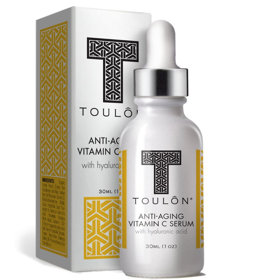 Vitamin C Serum with Hyaluronic Acid for Face; Reduce W
