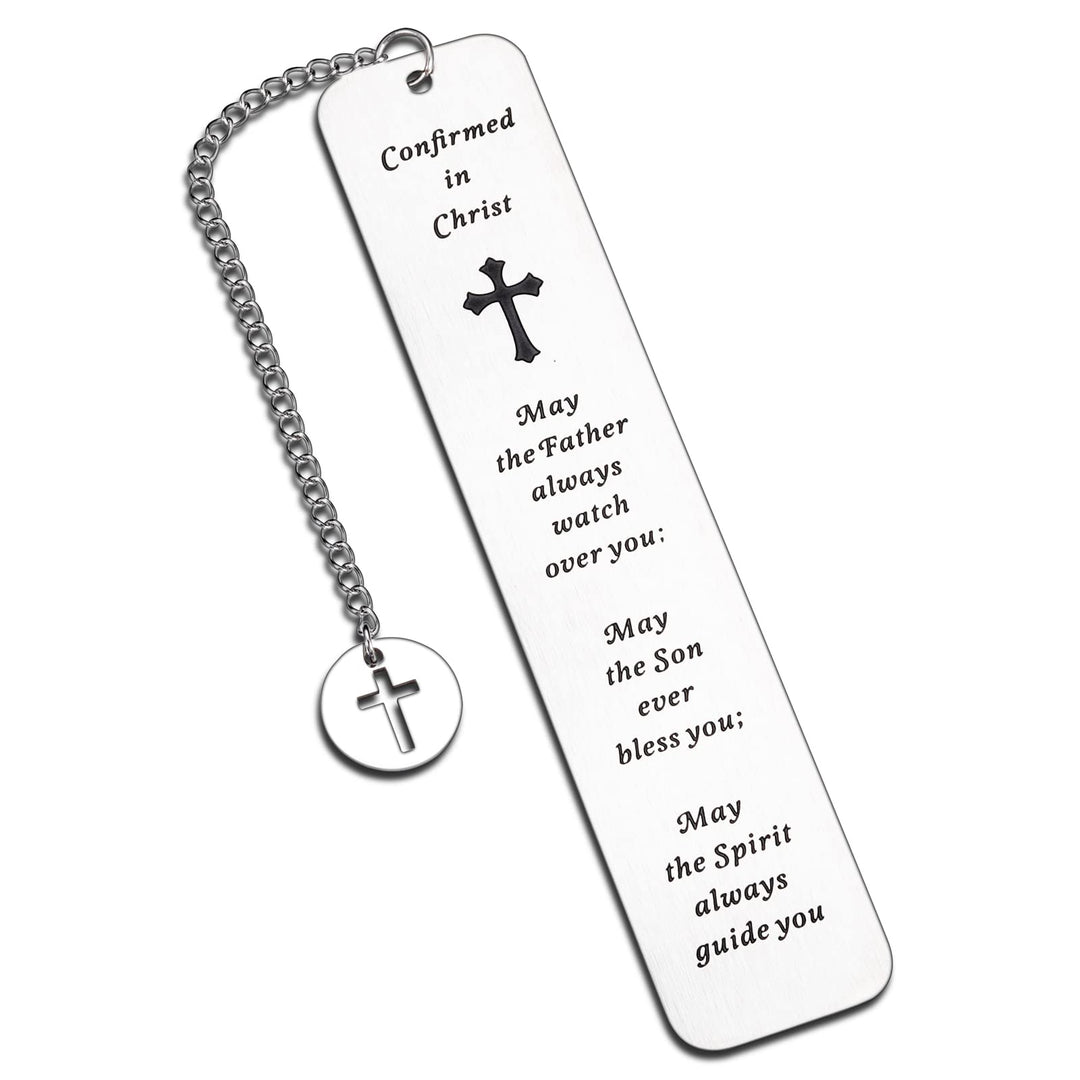 Confirmation Gifts Bookmark Baptism gifts for Girls Boys Christian Confirmation Gift for Godson Goddaughter Catholic Confirmation Gifts for Women Men Birthday Christmas for Religious Church Bulk Gifts