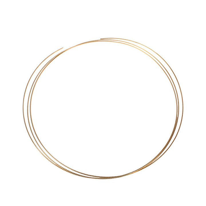 Guitar Fret Wire 1.5mm Brass Material, Electric Guitar Bass Guitar Fingerboard Replacement, 8ft Golden Brass Fretwire For Mandolin Banjo Box Guitar