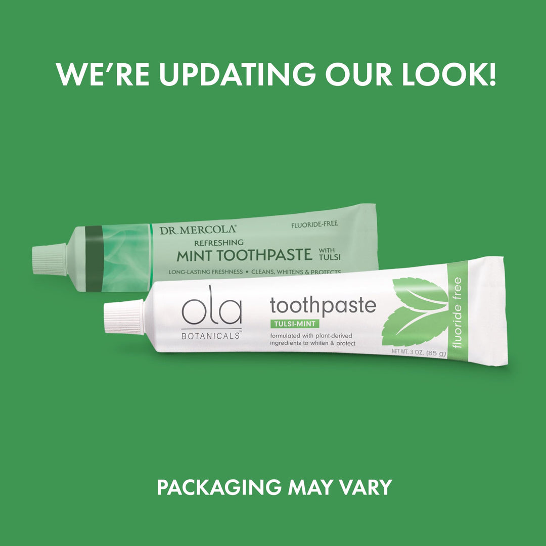 Ola Botanicals Toothpaste (3 Oz.), tulsi-Mint, Plant-de