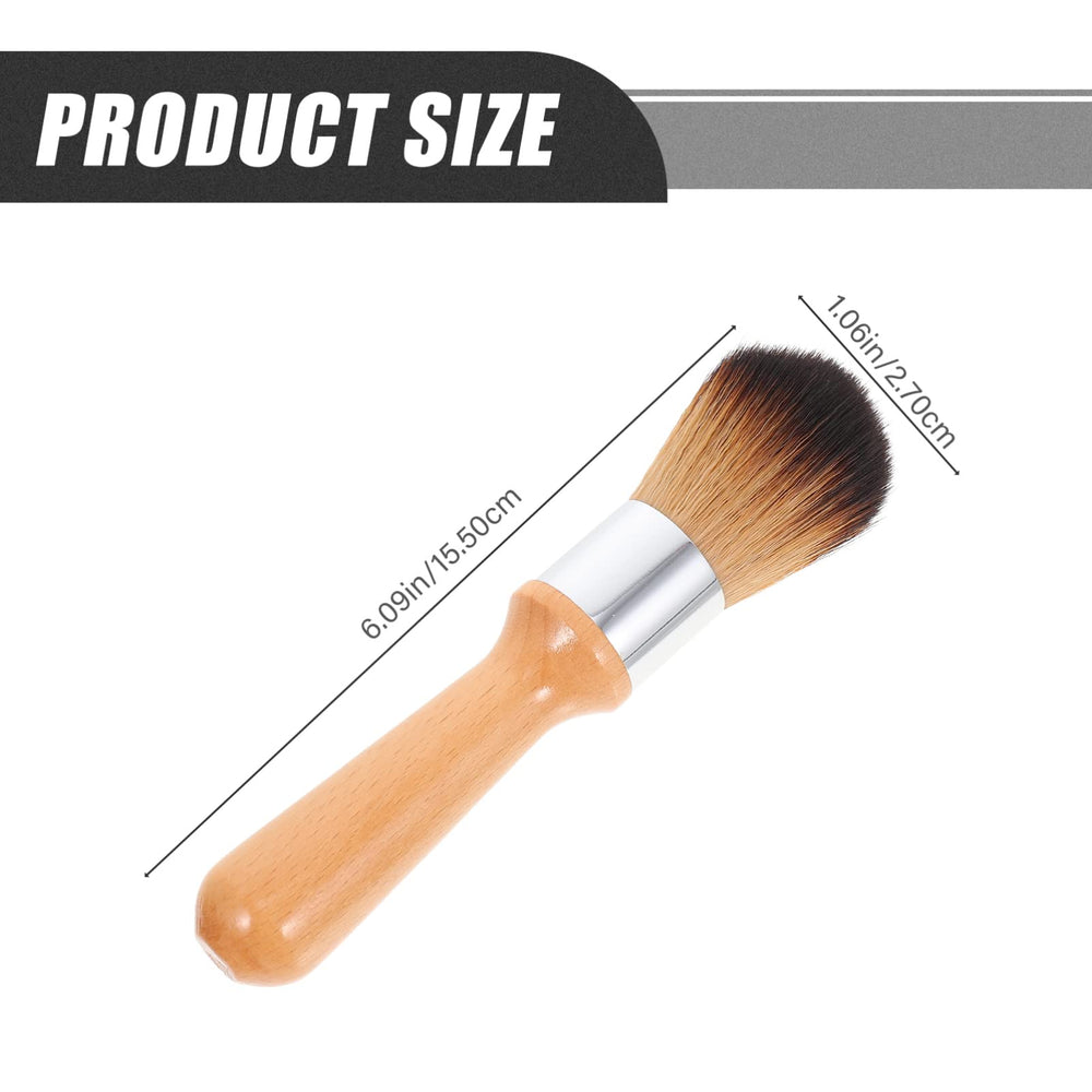 2pcs Model Dusting Brush Statue Cleaning Brush with Wooden Handle Model Brush Figurines Model Cleaner Dusting Brush for Figures Statues Musical Instrument