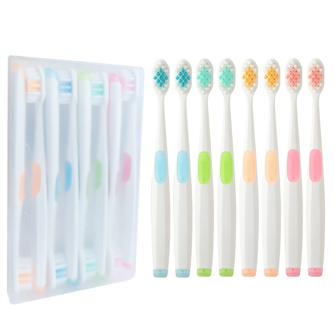 GoodUping Fine Silk Toothbrush for Sensitive Teeth, 100