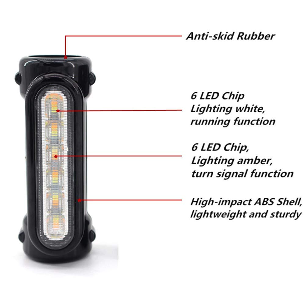 GUAIMI Motorcycle Highway Bar Lights - Switchback Drivi