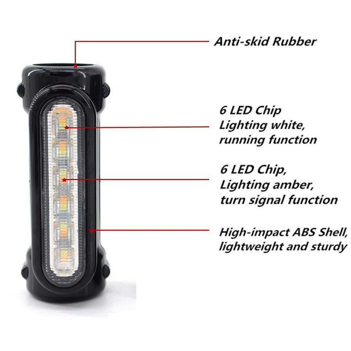 GUAIMI Motorcycle Highway Bar Lights - Switchback Drivi