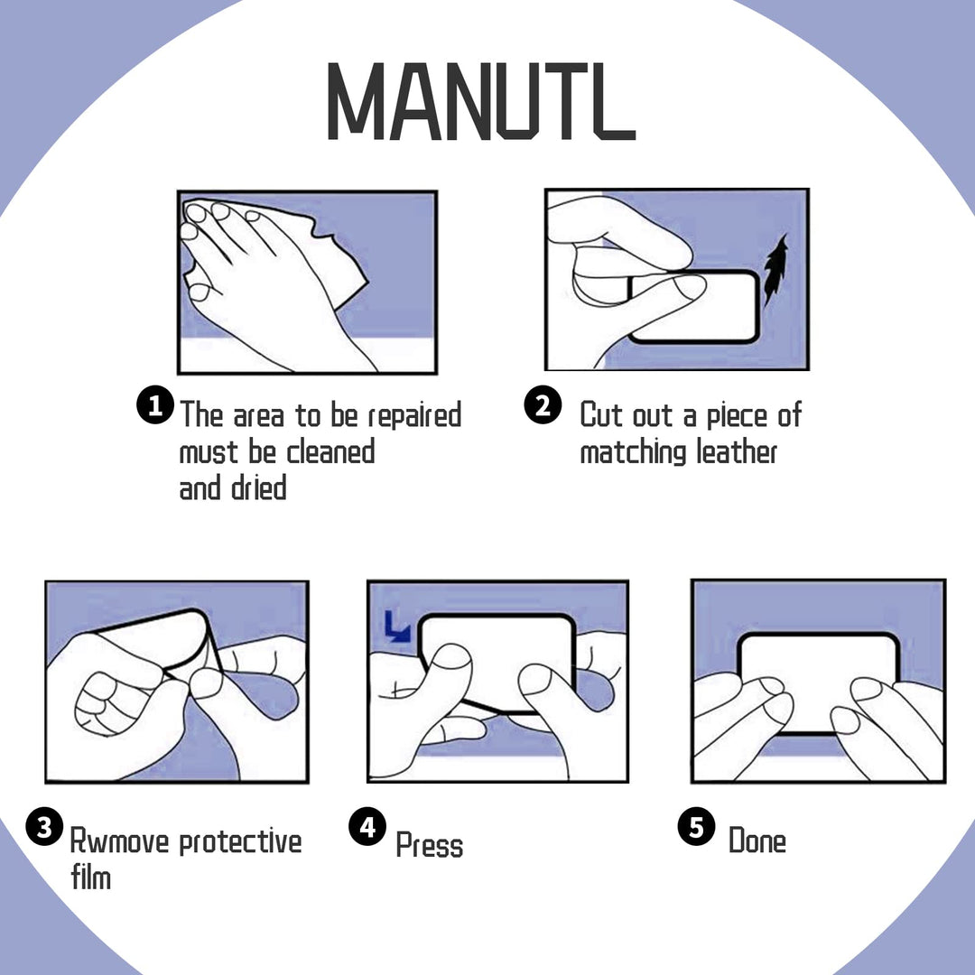 Leather Repair Patch Leather Repair kit for couches 3.9 x 55.5 inches Quickly fix Your Items Without Needle and Thread. Suitable for Sofa, Car Cushion, Handbag, Furniture, Jacket (Black)