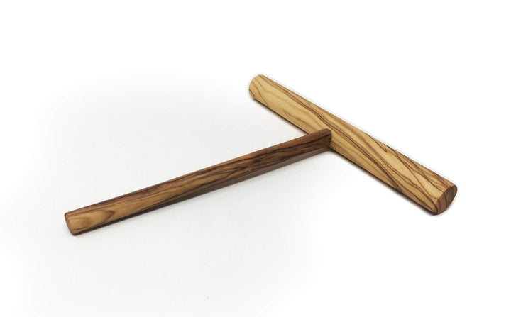 Crepe Spreader and Spatula Set - 4 Piece (7, 5, 3.5 Spreaders and 14 Spatula) Convenient Sizes to Fit Any Crepe Pan Maker; Handmade and Hand carved By Artisans.