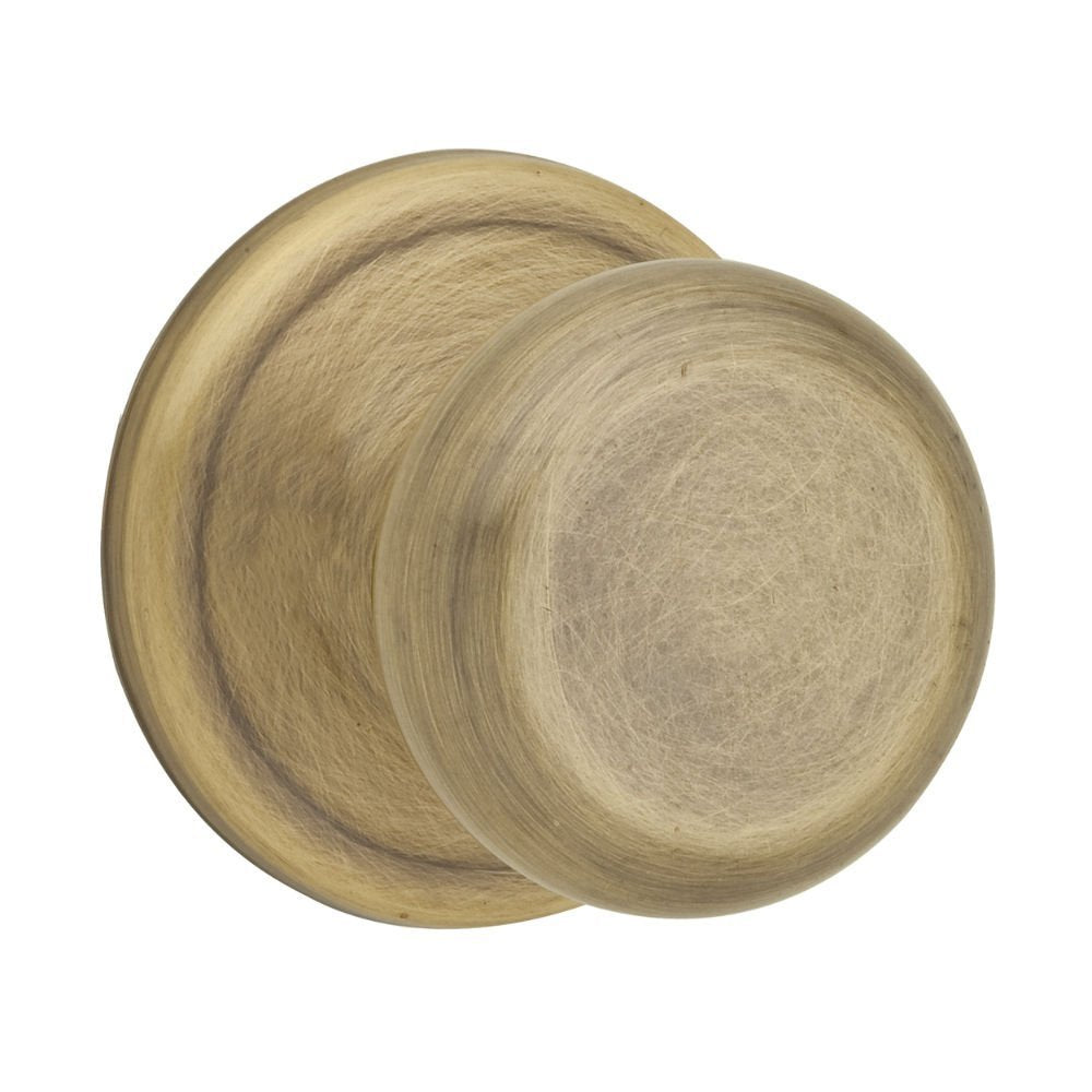 Juno Hall/Closet Knob in Antique Brass