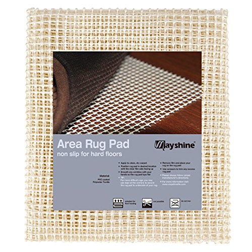 Non Slip Area Rug Gripper 5x7 Feet, Rug Gripper for Hardwood Floors, Laminate, Vinyl, Stone & Tile, Anti Slip Area Rug Pad for Under Rugs