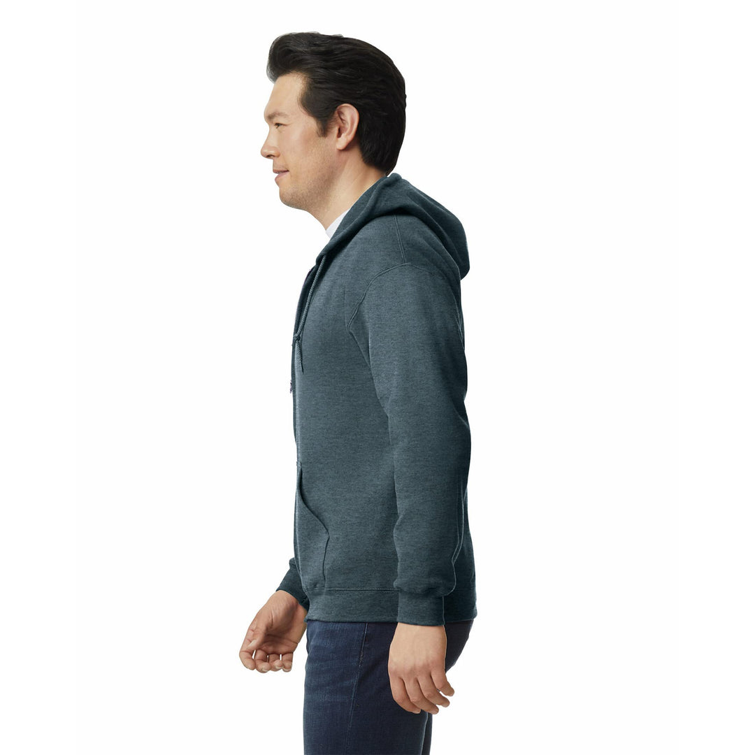 Gildan Adult Fleece Zip Hoodie Sweatshirt, Style G18600