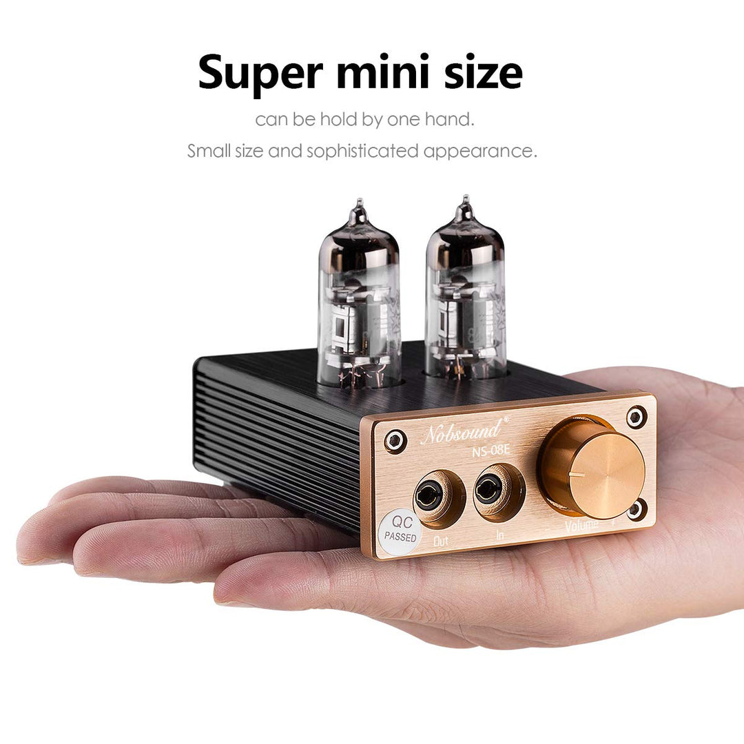 Nobsound NS-08E Vacuum Tube Headphone Amplifier Hi-Fi V
