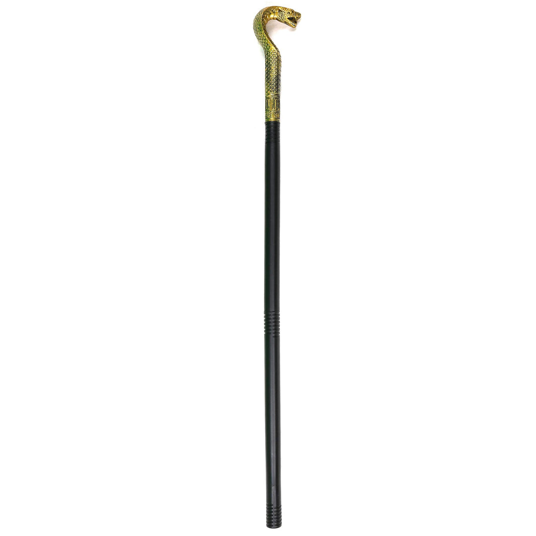 King Cobra Pimp Cane - Egyptian Style Staff or Scepter for Emperor - 1 Piece Costume Accessory Prop Gold