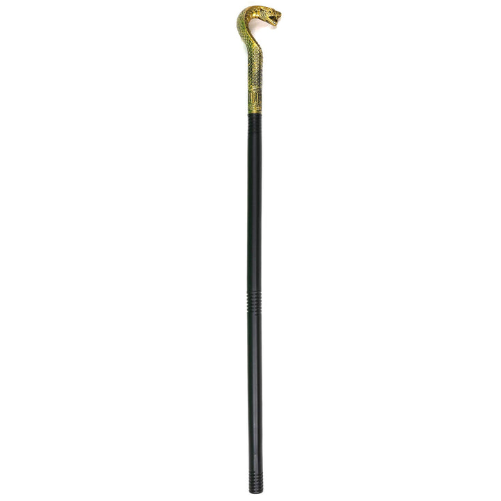 King Cobra Pimp Cane - Egyptian Style Staff or Scepter for Emperor - 1 Piece Costume Accessory Prop Gold