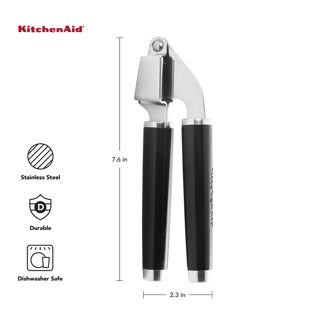 Classic Garlic Press, One Size, Black