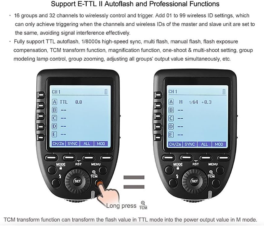 Godox Xpro-S for Sony TTL Wireless Flash Trigger 1/8000