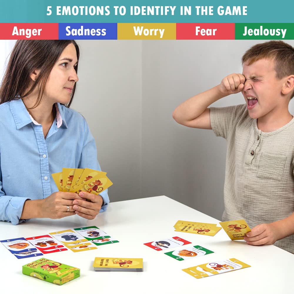 da Vinci&#39;s Room Don&#39;t Go Bananas - A CBT Therapy Game for Kids to Work on Controlling Strong Emotions - Counseling Games, Therapy Toys, Social Skills Games for Kids