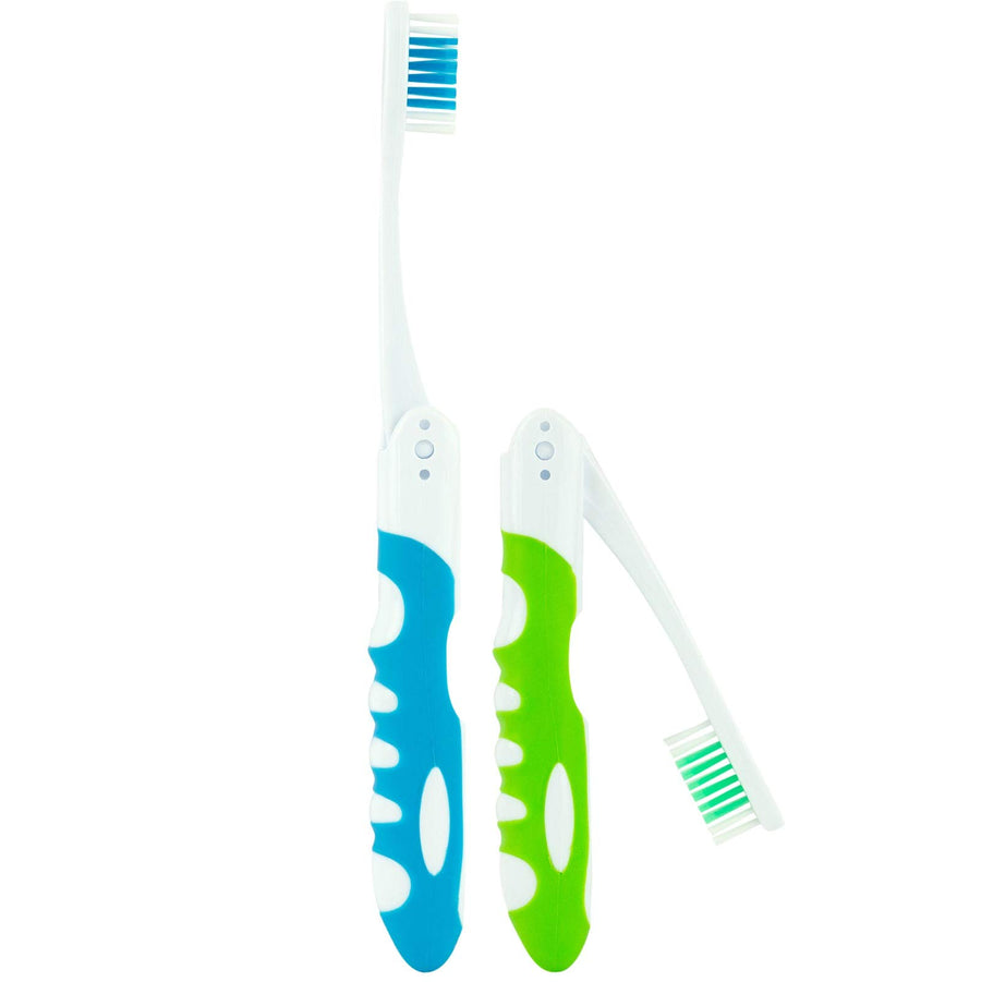 Travel Toothbrush, On The Go Folding Feature, medium br