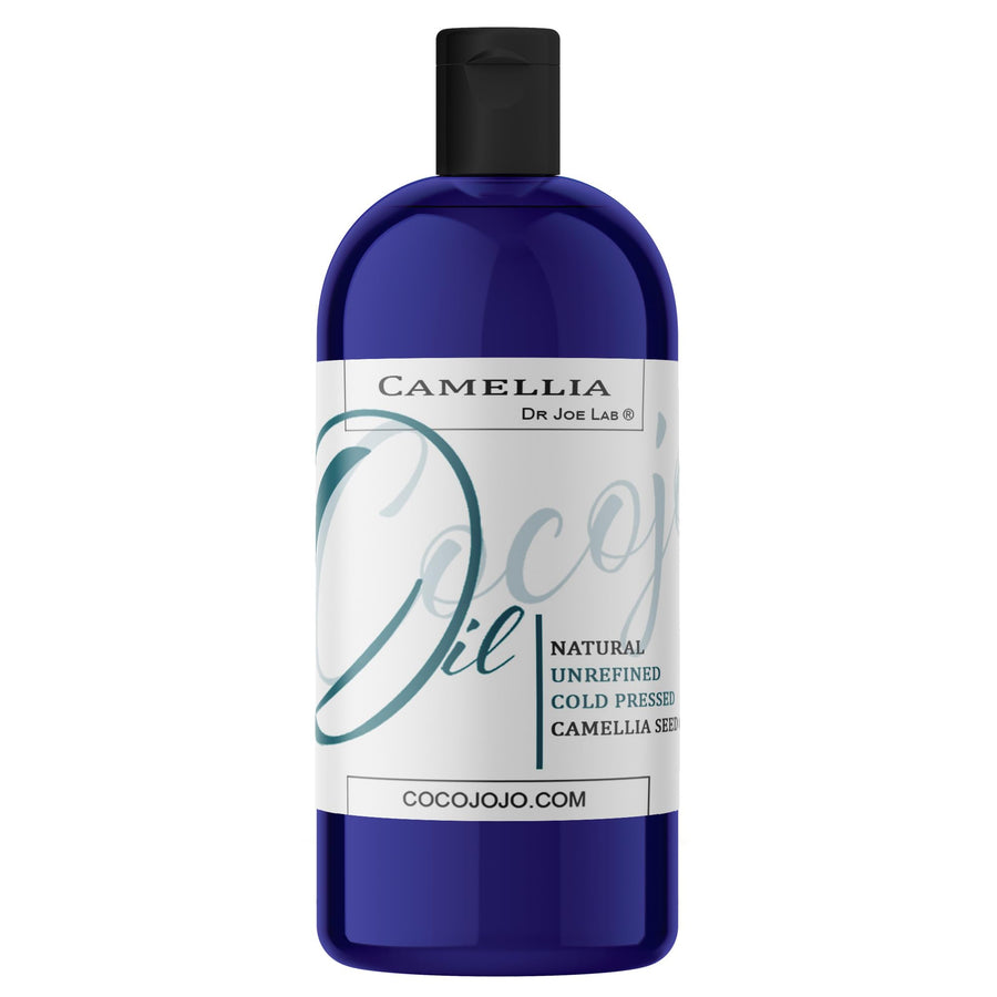 Japanese Camellia Seed Oil - Pure, Cold Pressed, Non-GMO Carrier - 8 oz - for Skin, Hair, Nails, Body, Facial Hair - Hydrating Moisturizing Vegan Nourishing - Packaging May Vary
