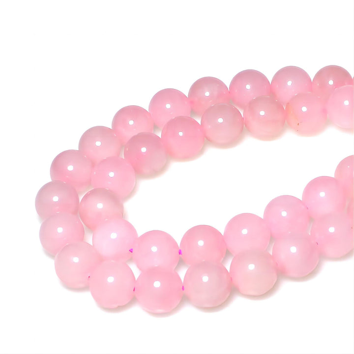 7A Pure Natural Rose Quartz Beads Round Loose Beads for Jewelry Making DIY Bracelet 15 (8mm)
