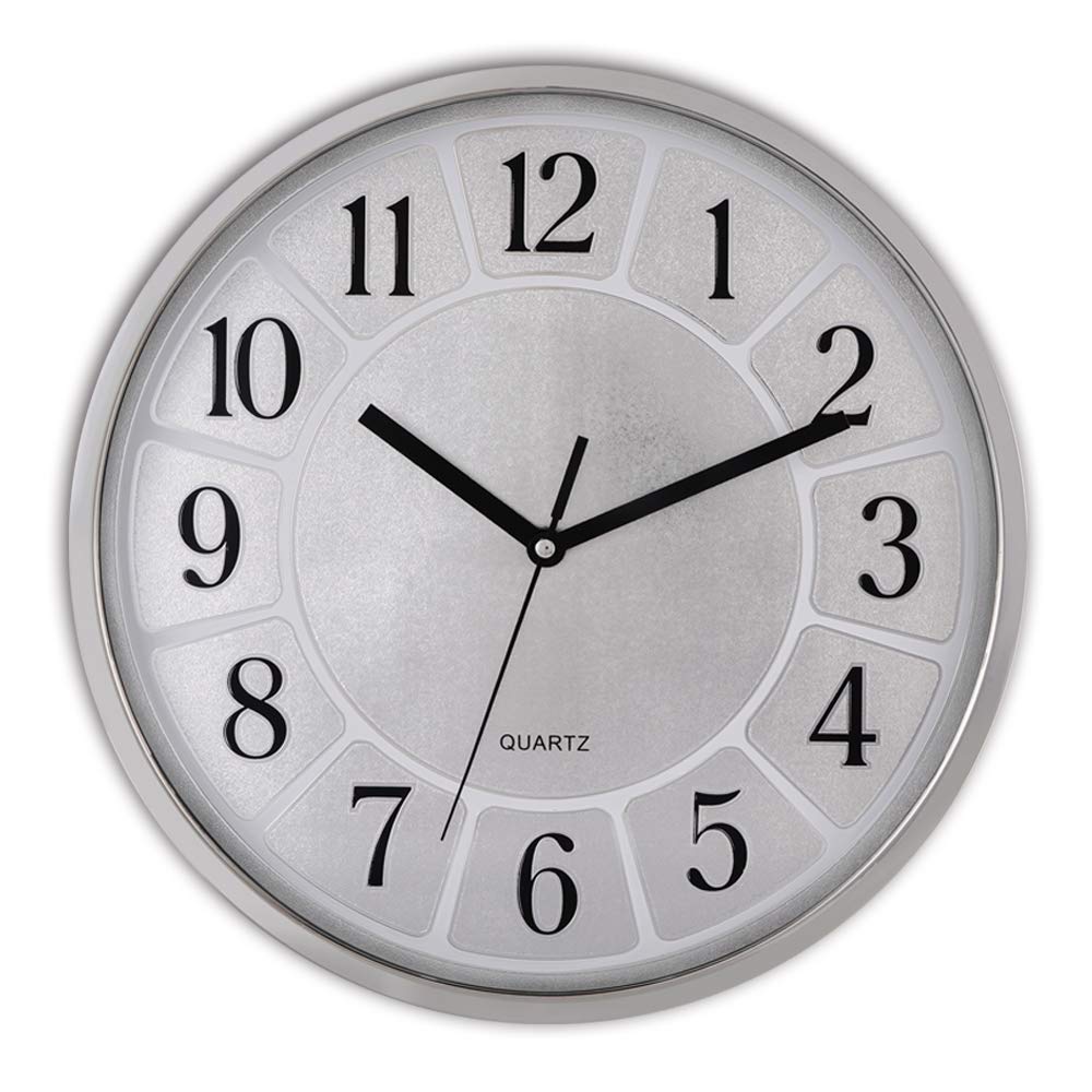 12 Silent Quartz Wood Wall Clock Non-Ticking Digital Clock Dream Tree Printed Wood Wall Hanging Clocks for Home, Office, School
