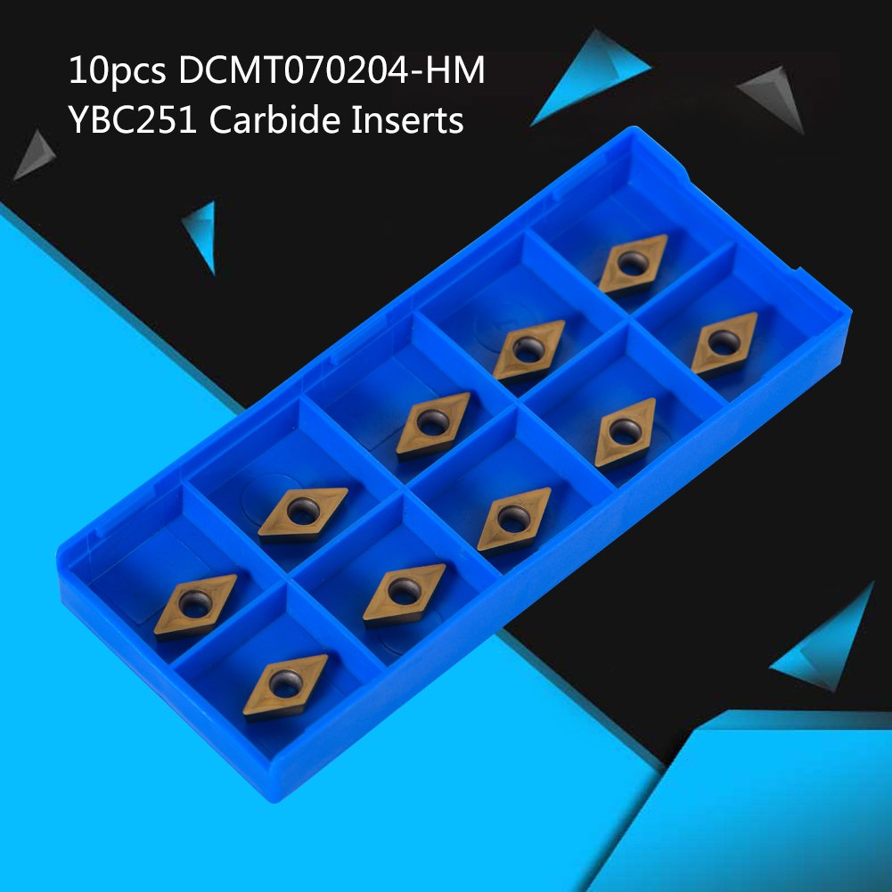 Carbide Inserts, 10pcs Indexable Soild Carbide Turning 