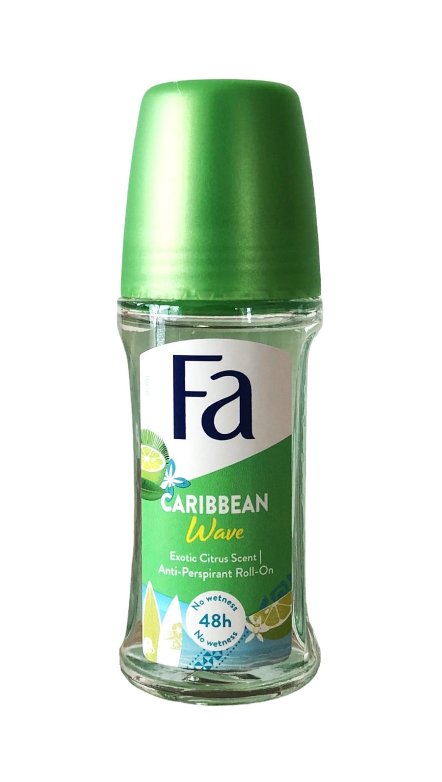 Caribbean Roll-On Deodorant Lemon 50 ml 48-hour - 3-pack
