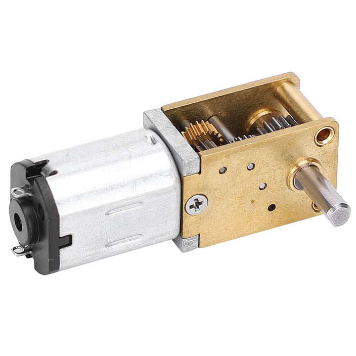 N20 DC12V Mini Micro Metal Gear Motor, Speed Reduction CW/CCW Micro Motor Speed Reduction Motor for DIY Engine Toy(DC12V27RPM)