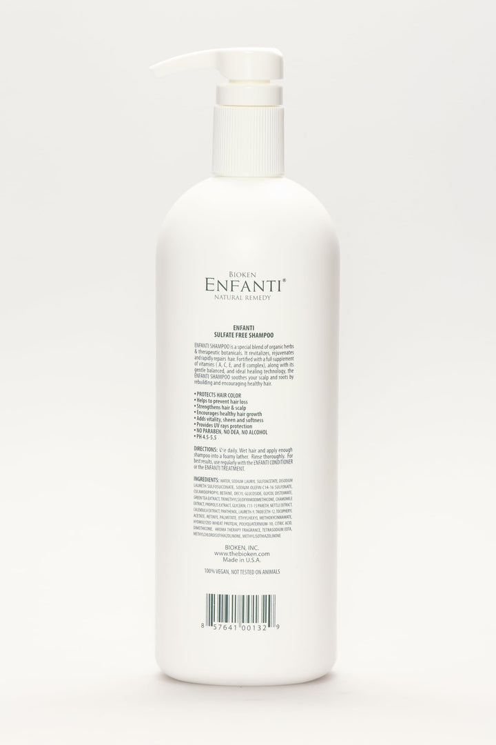 Enfanti Shampoo for All Hair Types - 32 oz