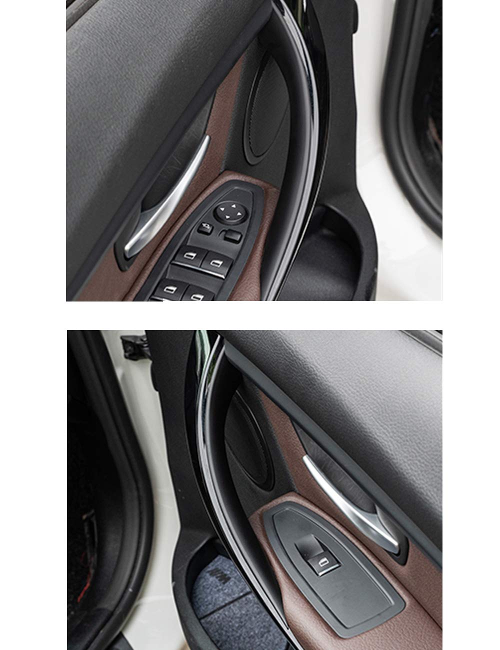 Jaronx 2PCS Door Handle Covers Compatible with BMW 3 Se
