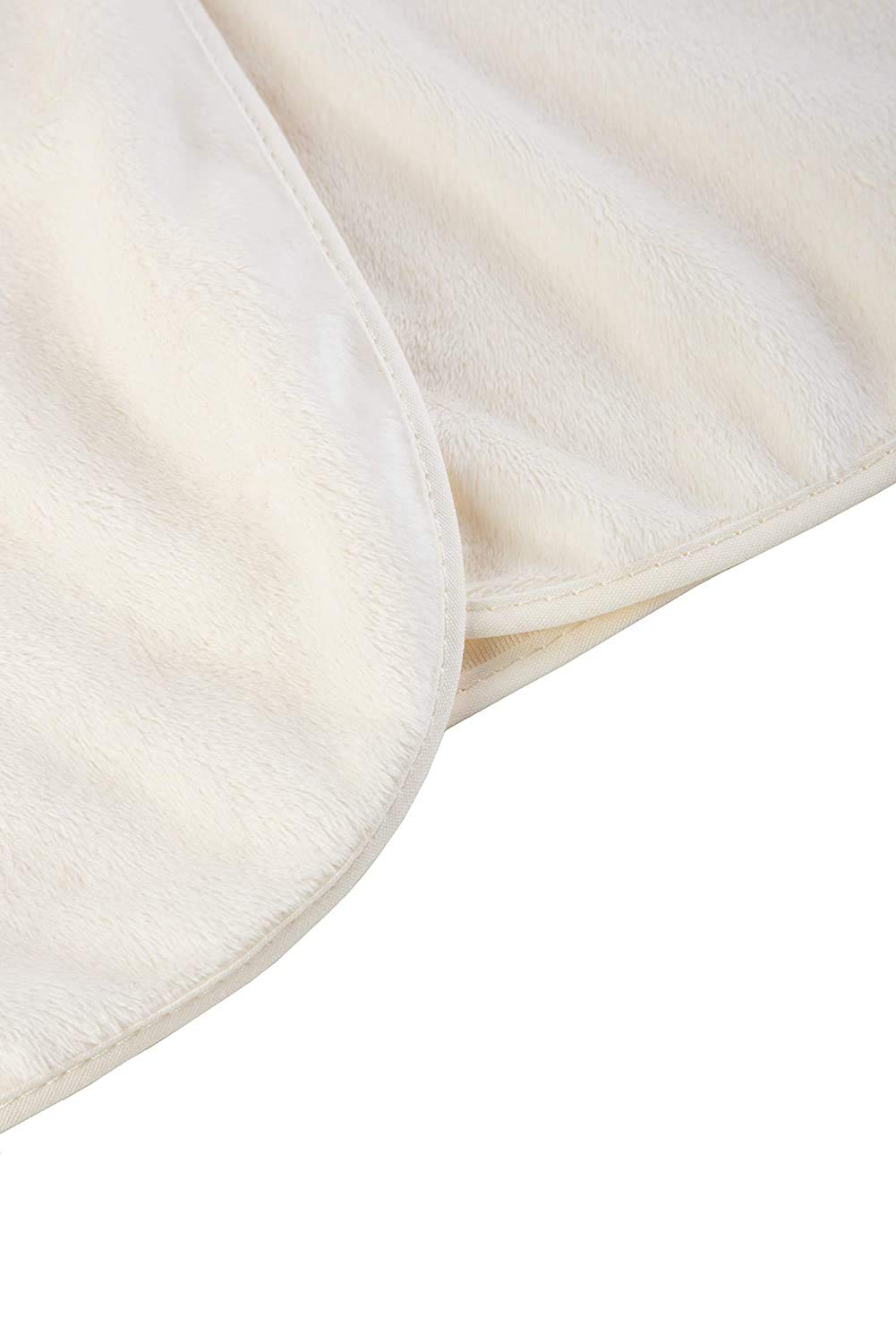 Cloud 9 Women&#39;s Plush Microfiber Knee Length Spa Wrap, Simple Body Wrap, Microfiber, Elasticized Top with touch-and-close fasteners, Machine Washable, 32 inch length, Soothing Sand