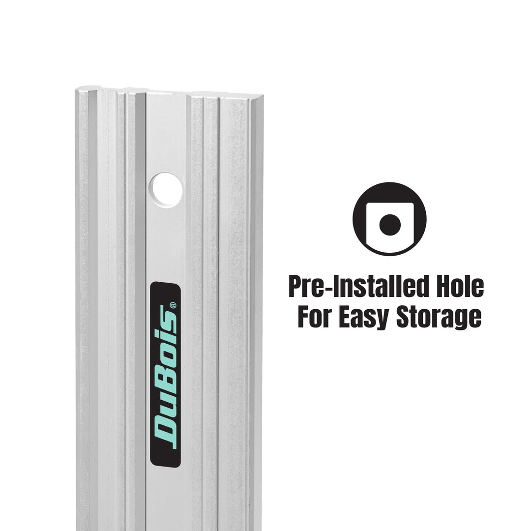 24 Inch Aluminum Straight Edge, Straight to within .001 Over 24 Length Machined Flat and Smooth Reference Edge, Precision Woodworking Tools for Table Saw, Jointers, and Planers (51025)