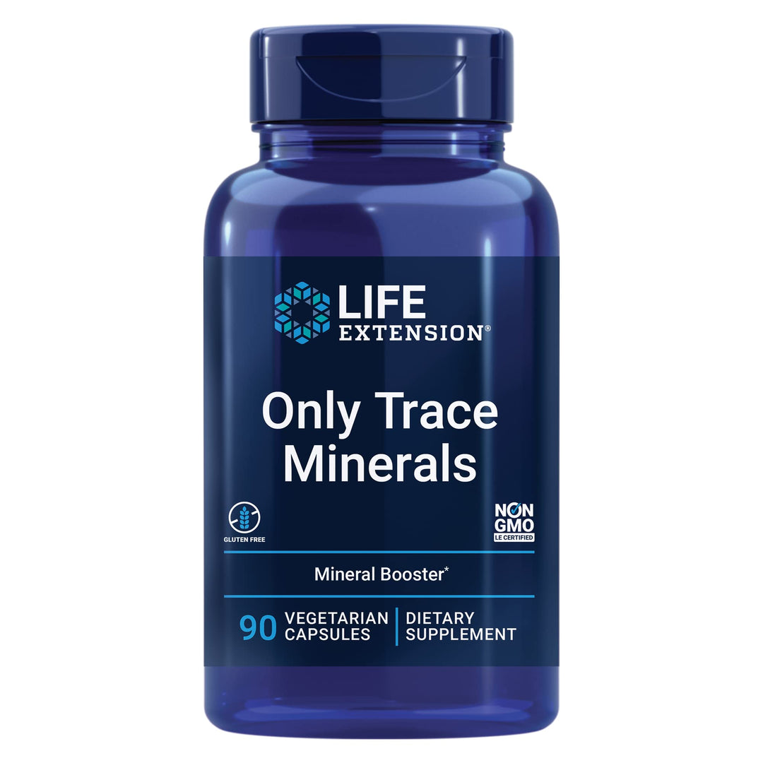 Only Trace Minerals, a Daily dose of zinc, Chromium, Boron, Copper, Manganese, Vanadyl sulfate, Gluten-Free, Non-GMO, Vegetarian, 90 Capsules