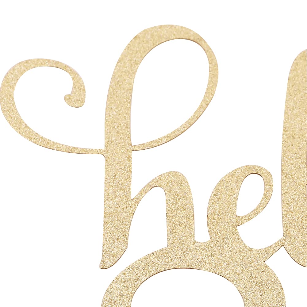 Hello 30 Glitter Cake Topper - 30th Wedding Anniversary Cake Topper, Party Cake Decoration,30ish, Happy 30th Birthday,Photo Props