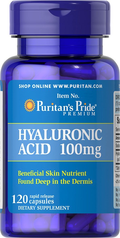 Puritan&#39;s Pride Hyaluronic Acid 100 Mg-120 Caps