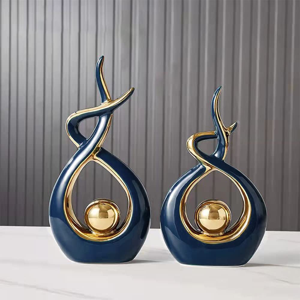 Norrclp Home Decor Modern Abstract Art Ceramic Statue t