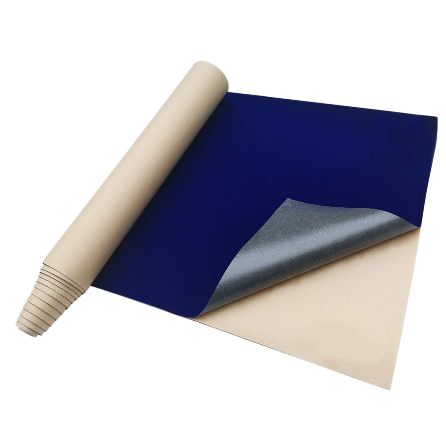 Self-Adhesive Velvet Fabric for Jewelry Display Cabinets, Eye Boxes, Photo Frame Boxes, Boutique Display Cabinets,17.7 by 100 Inches(Jewelry Blue)