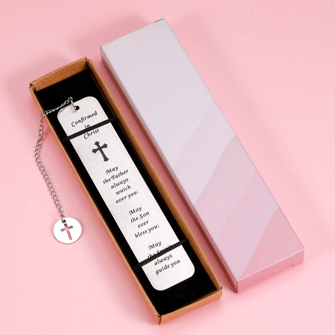 Confirmation Gifts Bookmark Baptism gifts for Girls Boys Christian Confirmation Gift for Godson Goddaughter Catholic Confirmation Gifts for Women Men Birthday Christmas for Religious Church Bulk Gifts