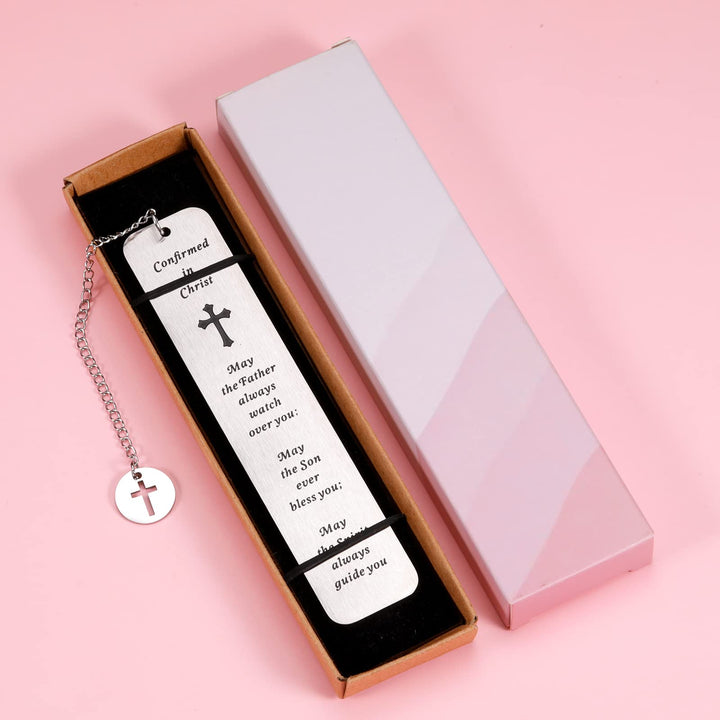 Confirmation Gifts Bookmark Baptism gifts for Girls Boys Christian Confirmation Gift for Godson Goddaughter Catholic Confirmation Gifts for Women Men Birthday Christmas for Religious Church Bulk Gifts