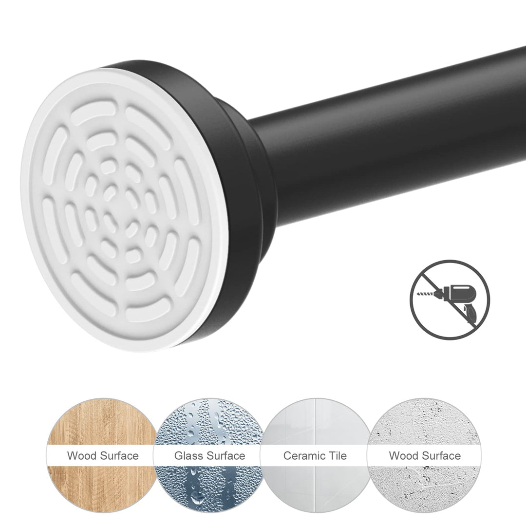 Ausemku Shower Curtain Rod Tension - 48-84 Inch Never R