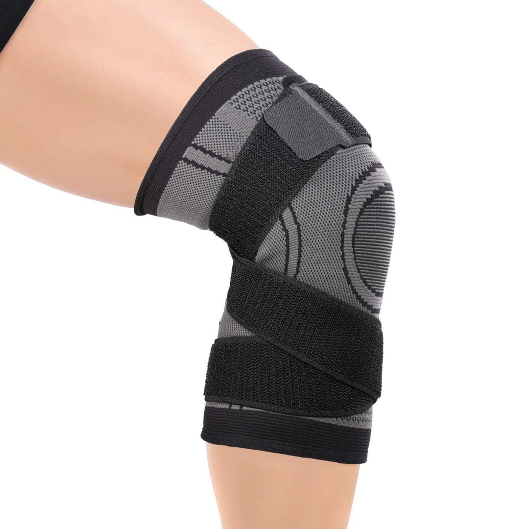 Knee Sleeve,Knee Pads Compression Fit Support-Knee Braces for Men & Women,Suitable for wearing all day,doing housework,weightlifting,basketball,running & other sports-Wear Anywhere Single(Black, S)