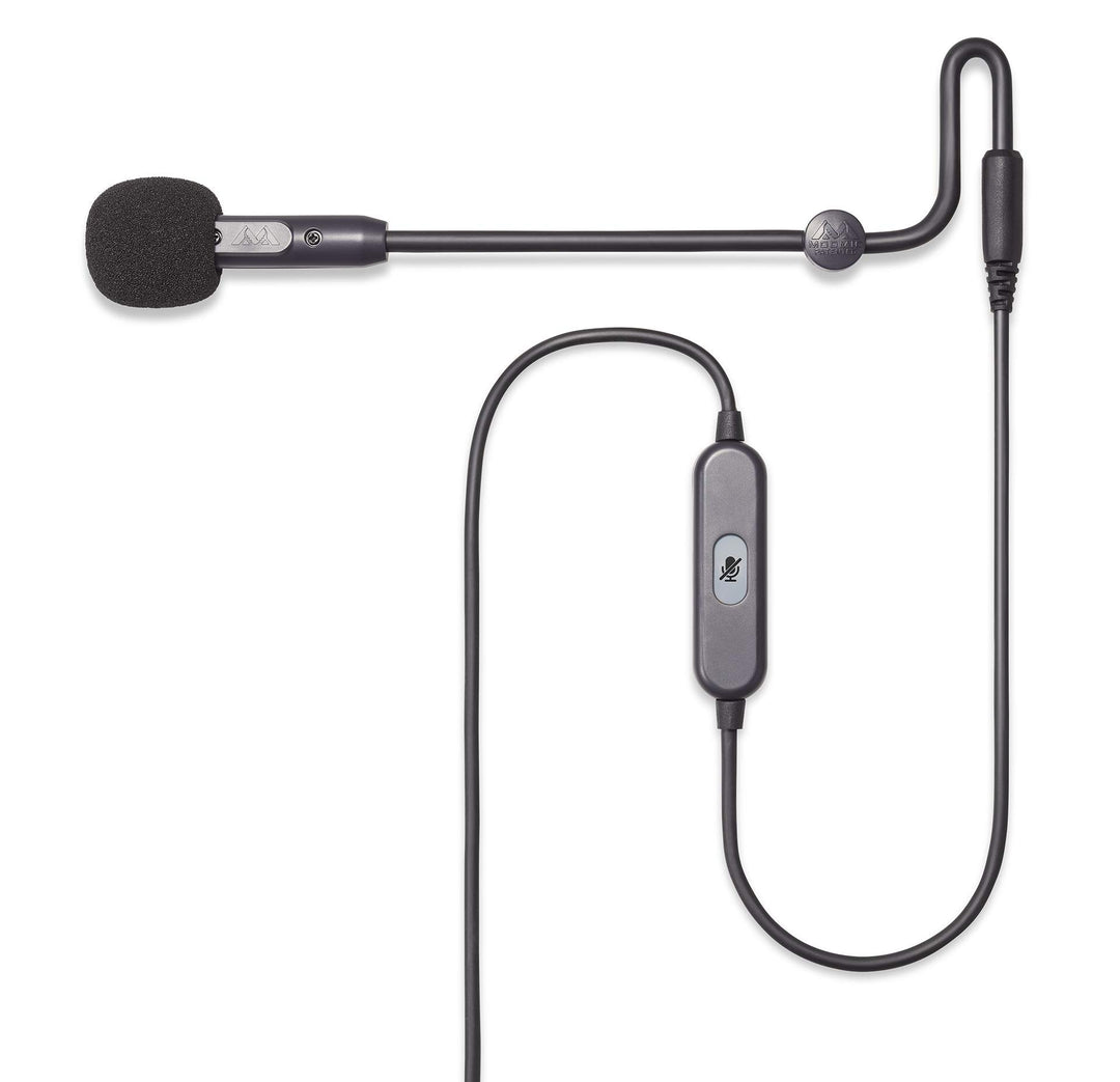 ModMic USB Attachable Noise-Cancelling Microphone with Mute Switch Compatible with Mac, Windows PC, PlayStation 4, and More