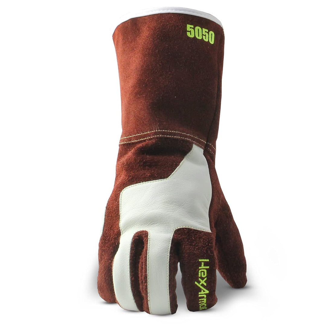 Welding Heat Resistant with HexHide Safety Work Gloves | HeatArmor 5050 | X-Large