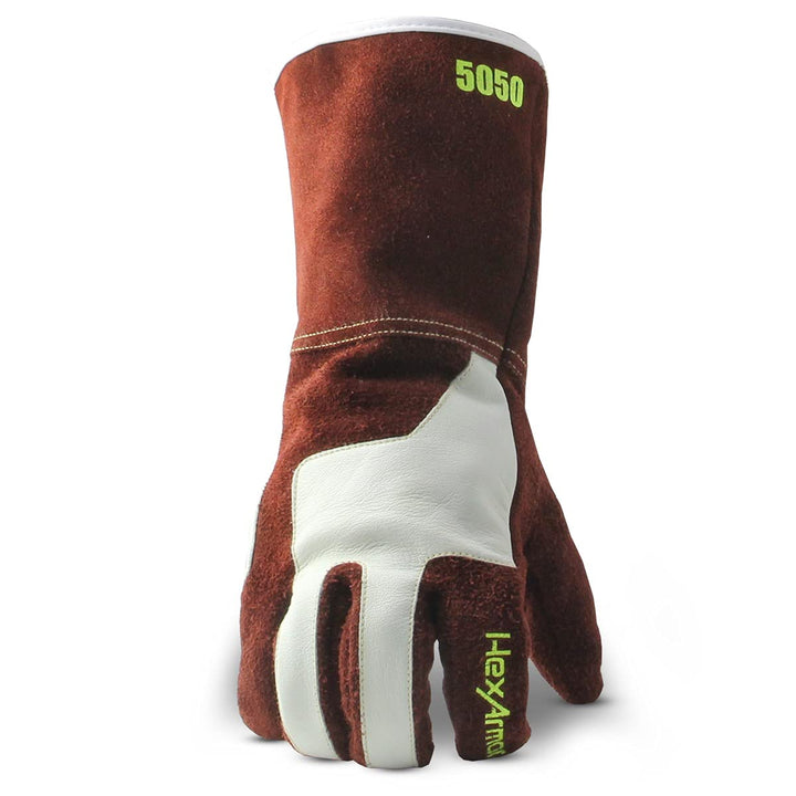 Welding Heat Resistant with HexHide Safety Work Gloves | HeatArmor 5050 | X-Large